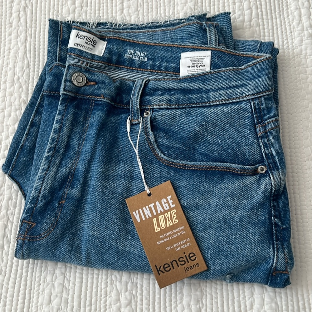 Kensie Vintage lux high rise jeans